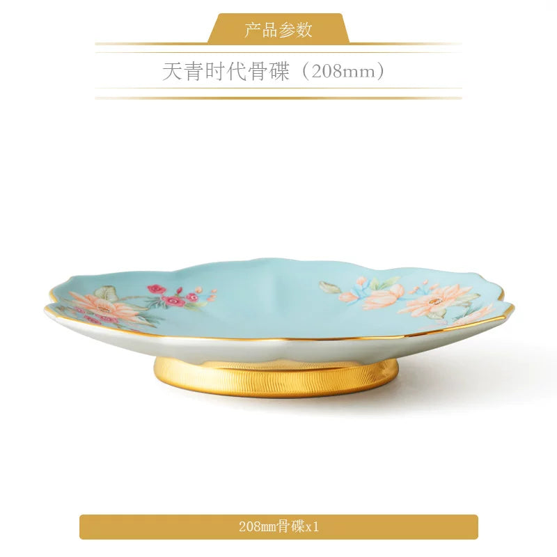永丰源天青时代餐具散件 AURATIC Celeste Ceramic Dinnerware Individual Pieces – Rice Bowl, Plates, Chopsticks and Table Accessories
