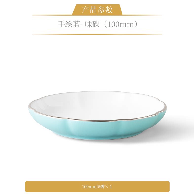 永丰源夫人瓷手绘蓝餐具散件 AURATIC Hand-Painted Blue Ceramic Dinnerware Individual Pieces – Bowls, Plates, Chopsticks and Spoons