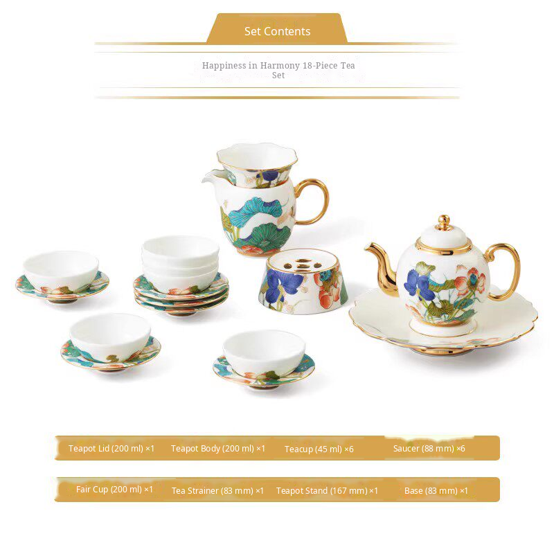 18-Piece Gongfu Tea Set for 6