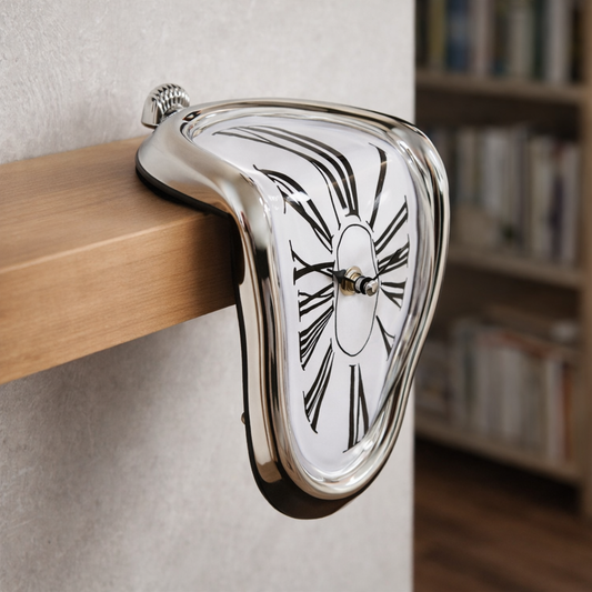 Modern Art-Inspired Wall Clock (Irregular Shape)