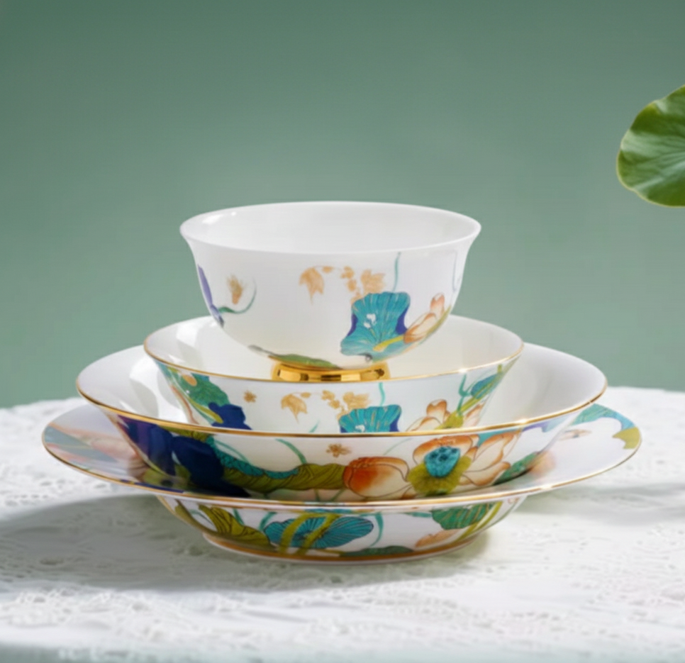 “Harmony of Happiness” 26-Piece Tableware Set