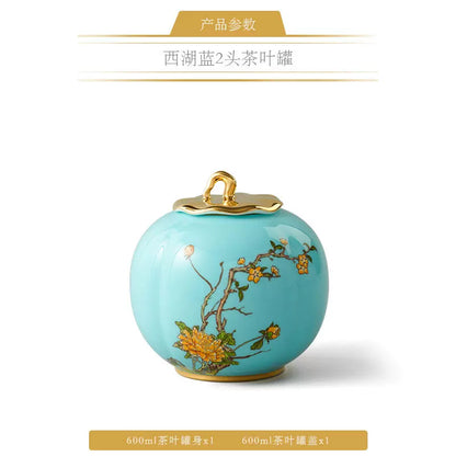 永丰源夫人瓷西湖蓝茶具散件 AURATIC Lady Turquoia Ceramic Tea Ware Individual Pieces – West Lake Blue, Cups, Gaiwan, Pots and Accessories