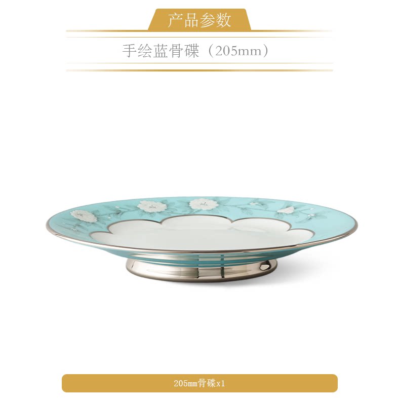 永丰源夫人瓷手绘蓝餐具散件 AURATIC Hand-Painted Blue Ceramic Dinnerware Individual Pieces – Bowls, Plates, Chopsticks and Spoons