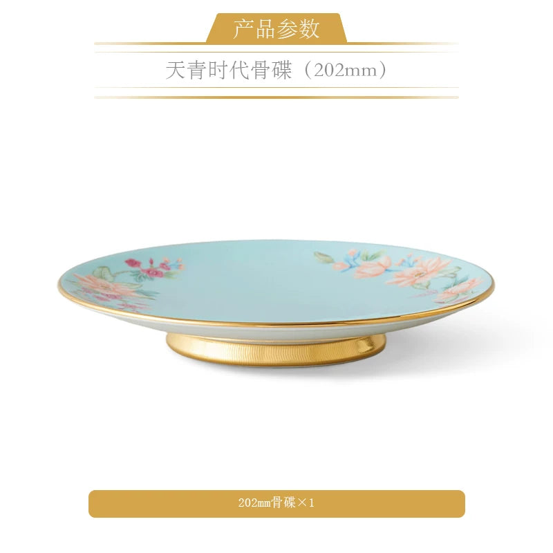 永丰源天青时代餐具散件 AURATIC Celeste Ceramic Dinnerware Individual Pieces – Rice Bowl, Plates, Chopsticks and Table Accessories