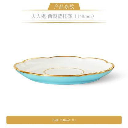 永丰源夫人瓷西湖蓝茶具散件 AURATIC Lady Turquoia Ceramic Tea Ware Individual Pieces – West Lake Blue, Cups, Gaiwan, Pots and Accessories
