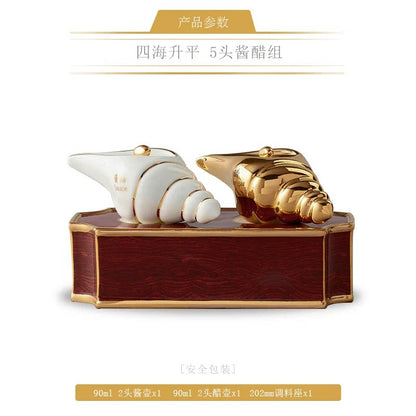 永丰源四海升平餐具散件 AURATIC Peaceful Seas Ceramic Dinnerware Individual Pieces – Bowls, Plates, Platters and Table Accessories
