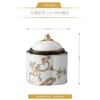 永丰源石榴家园茶具散件 AURATIC Pomeland Ceramic Tea Ware Individual Pieces – Cups, Saucers, Travel Sets, Pots and Accessories
