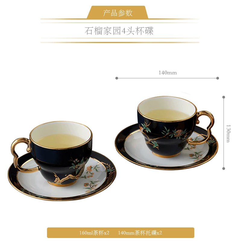 永丰源石榴家园茶具散件 AURATIC Pomeland Ceramic Tea Ware Individual Pieces – Cups, Saucers, Travel Sets, Pots and Accessories