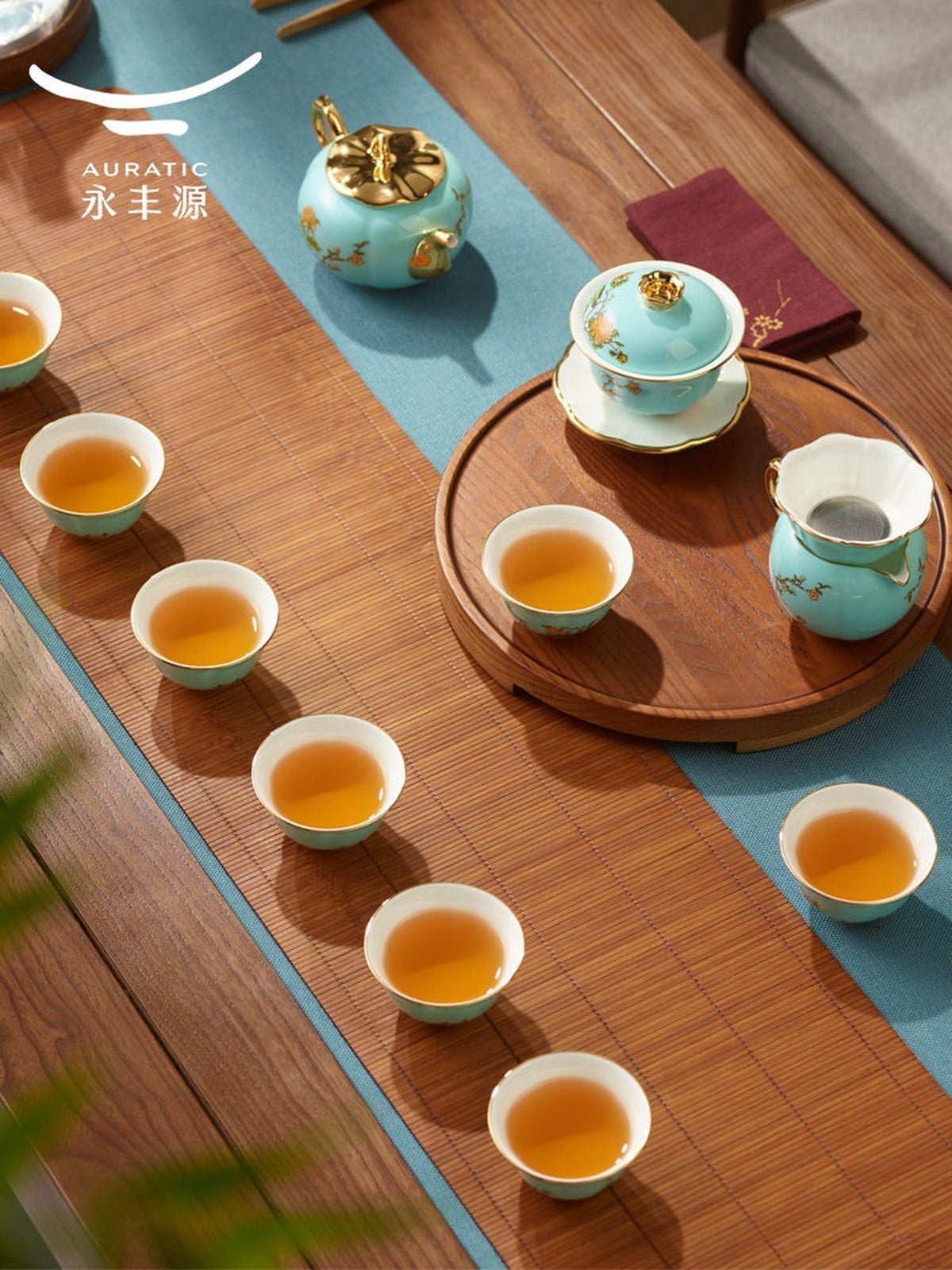 Auratic 永丰源 West Lake Blue tea set