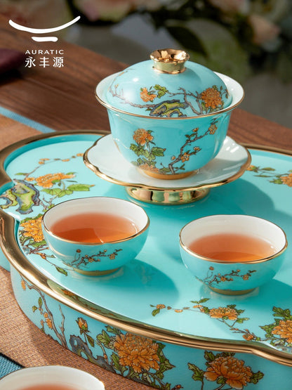 Auratic 永丰源 West Lake Blue tea set