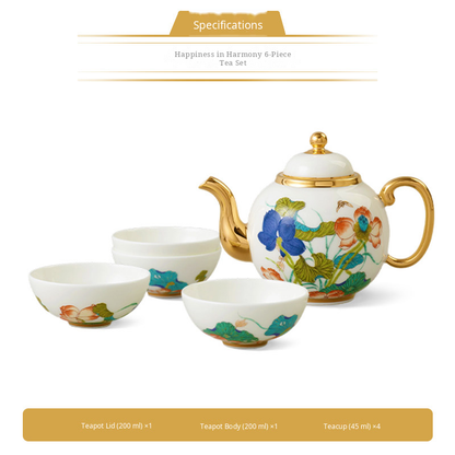 6-Piece Tea Set for 4